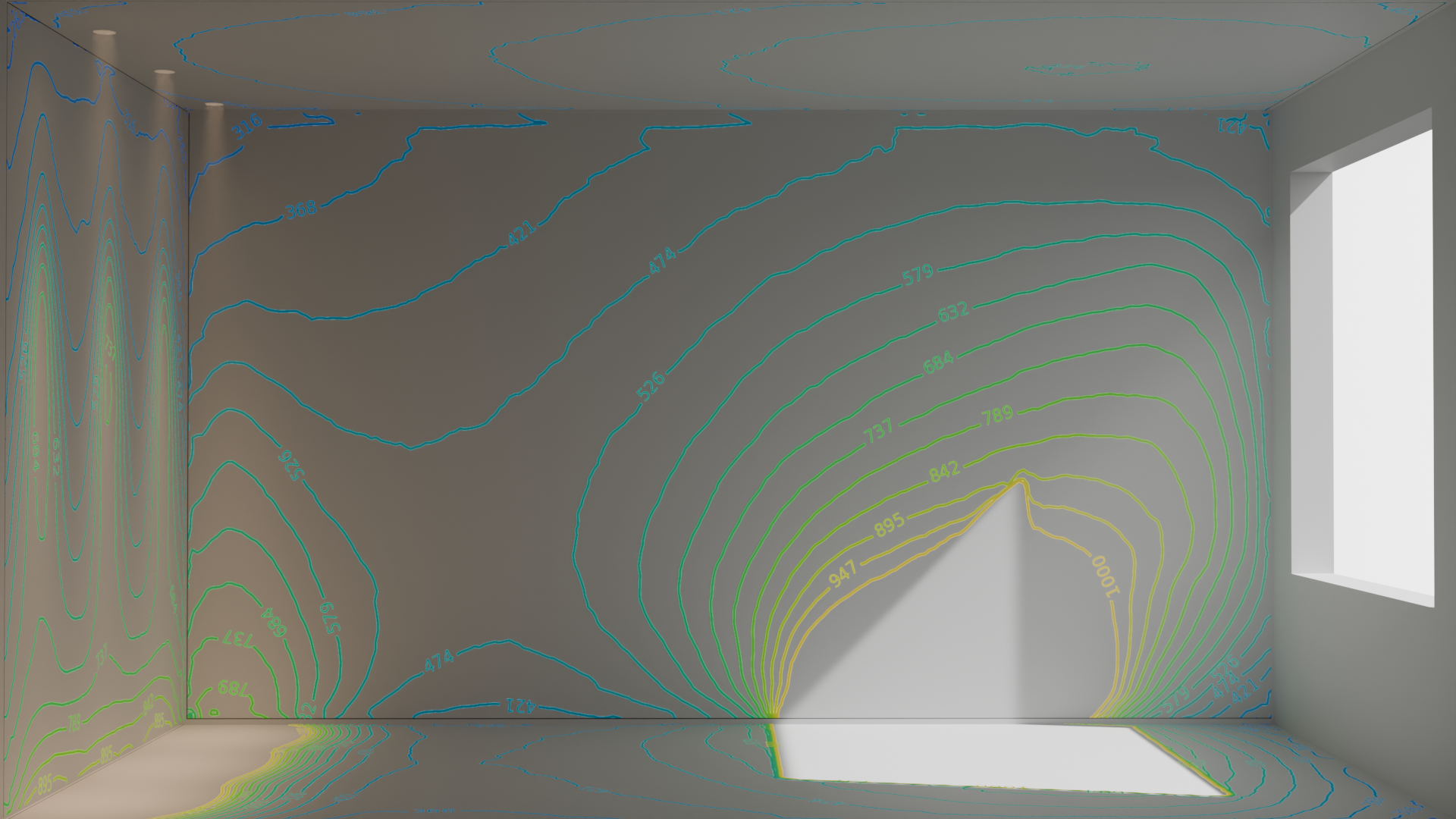 Lumen Pro 2 photometric lighting design in Blender